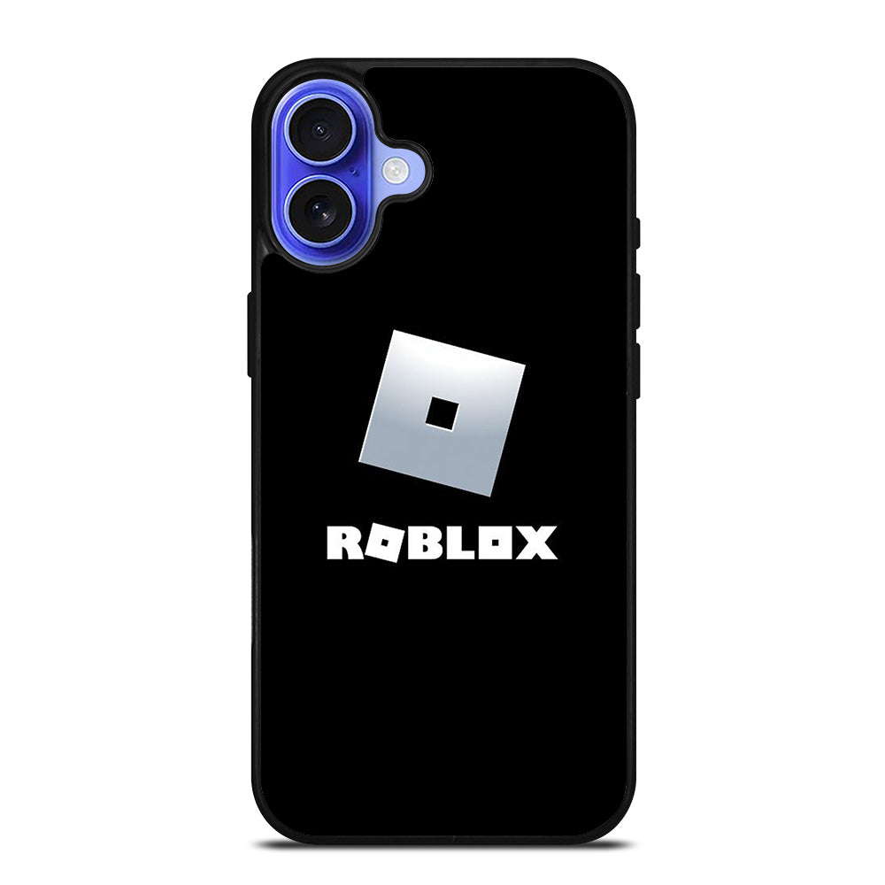 ROBLOX GAME BLACK LOGO iPhone 16 Case Cover