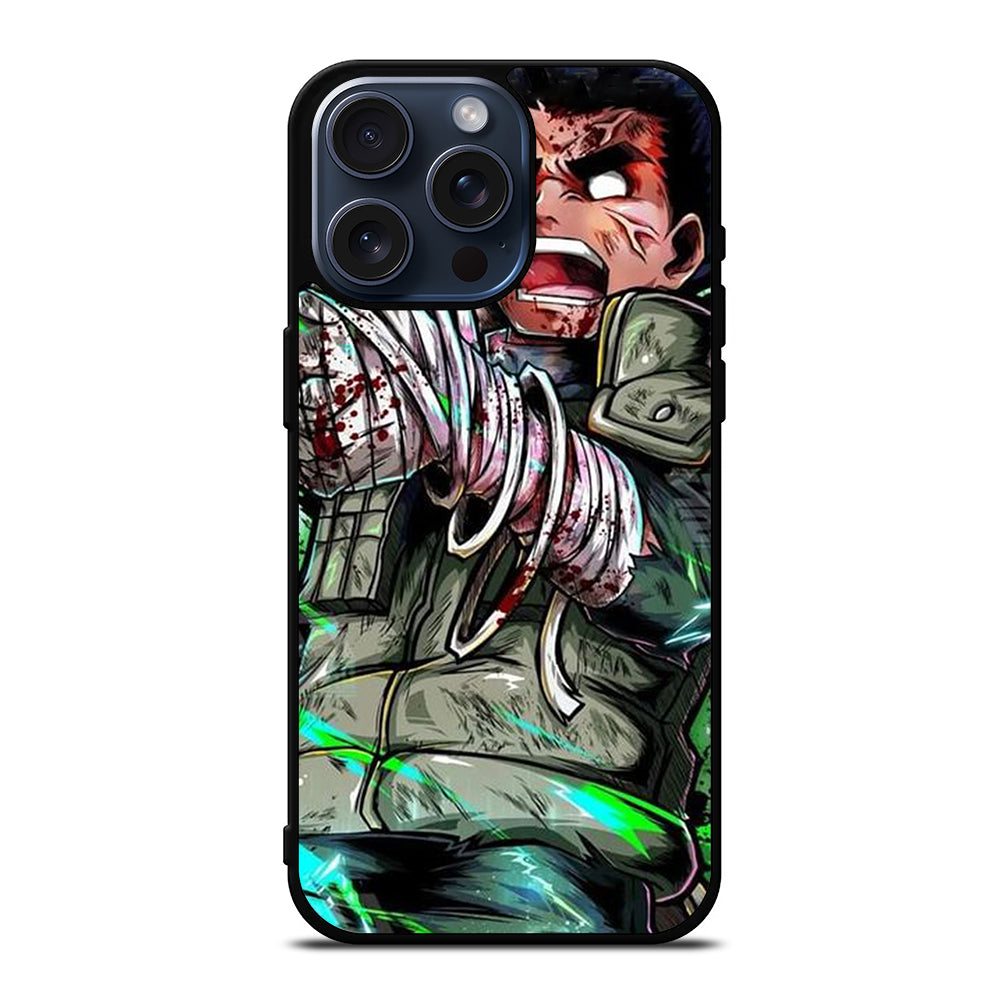 ROCK LEE NARUTO ANIME ART iPhone 15 Pro Max Case Cover