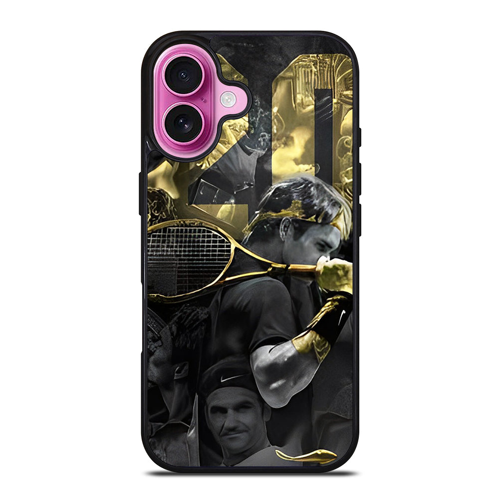 ROGER FEDERER WORLD 3 iPhone 16 Plus Case Cover