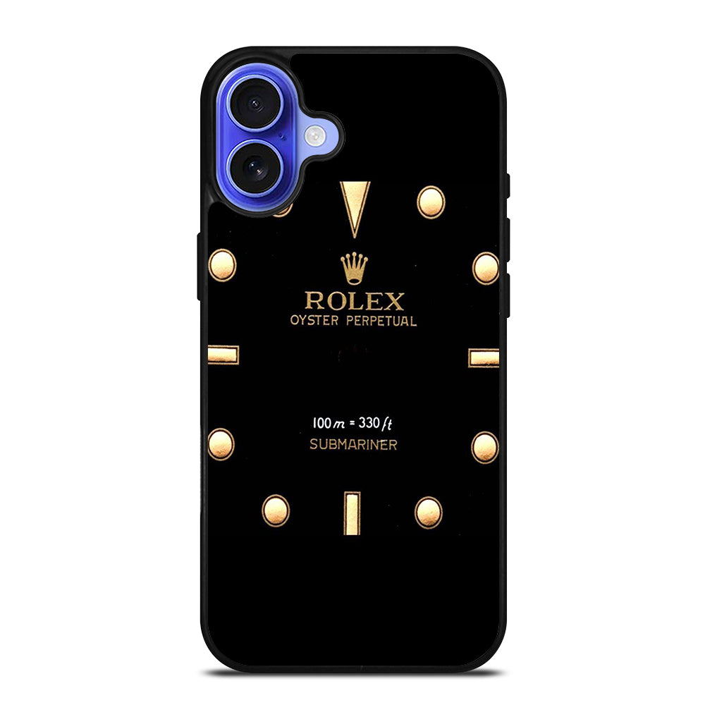 ROLEX WATCH LOGO 5 iPhone 16 Case Cover