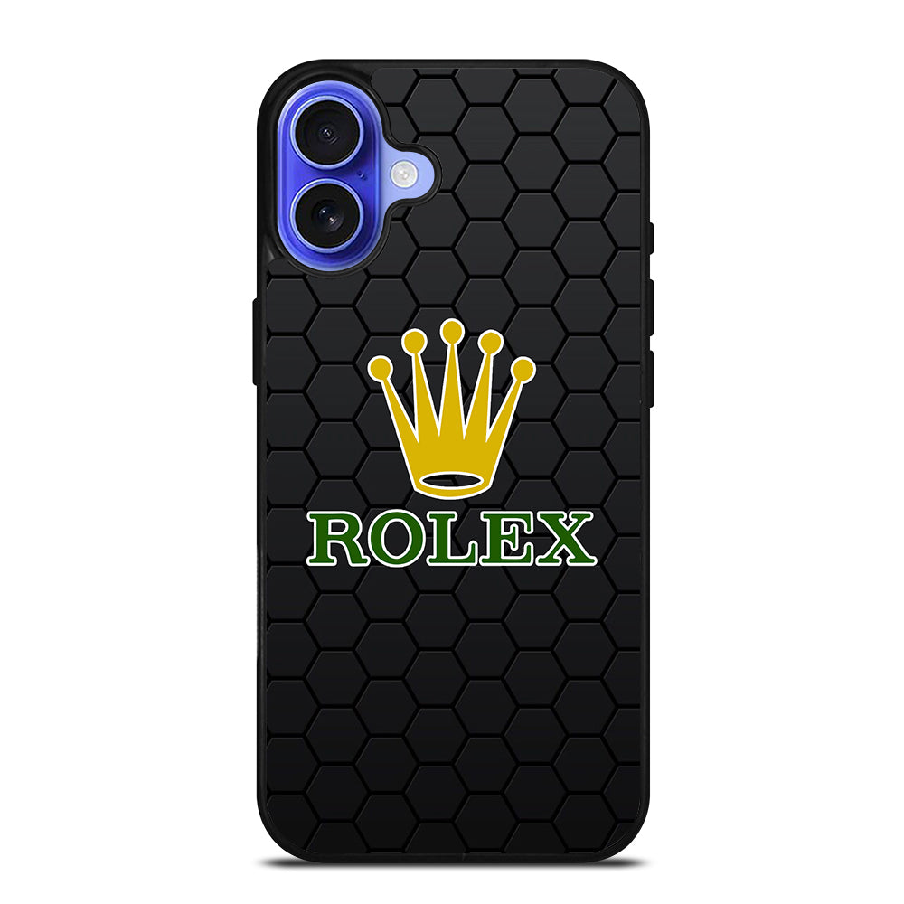 ROLEX WATCH LOGO HEXAGON iPhone 16 Case Cover