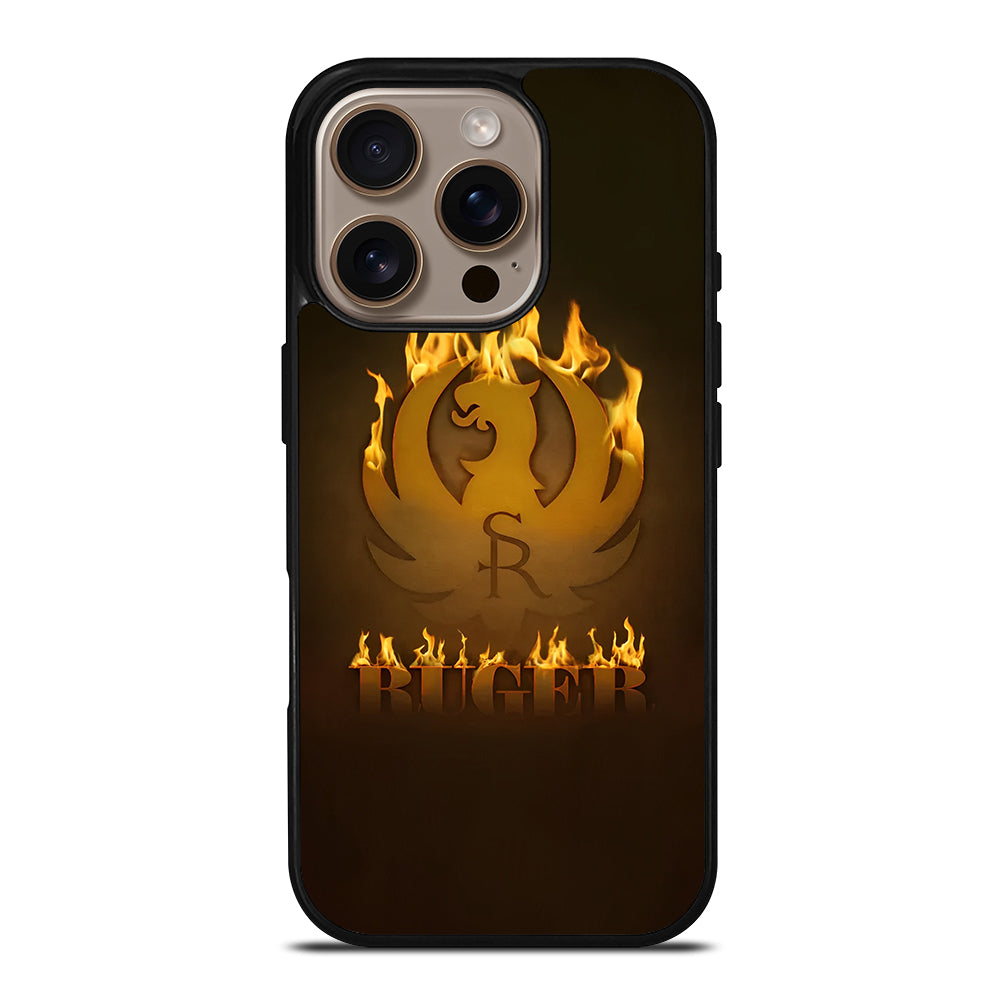 RUGER FIREARM FLAME LOGO iPhone 16 Pro Case Cover