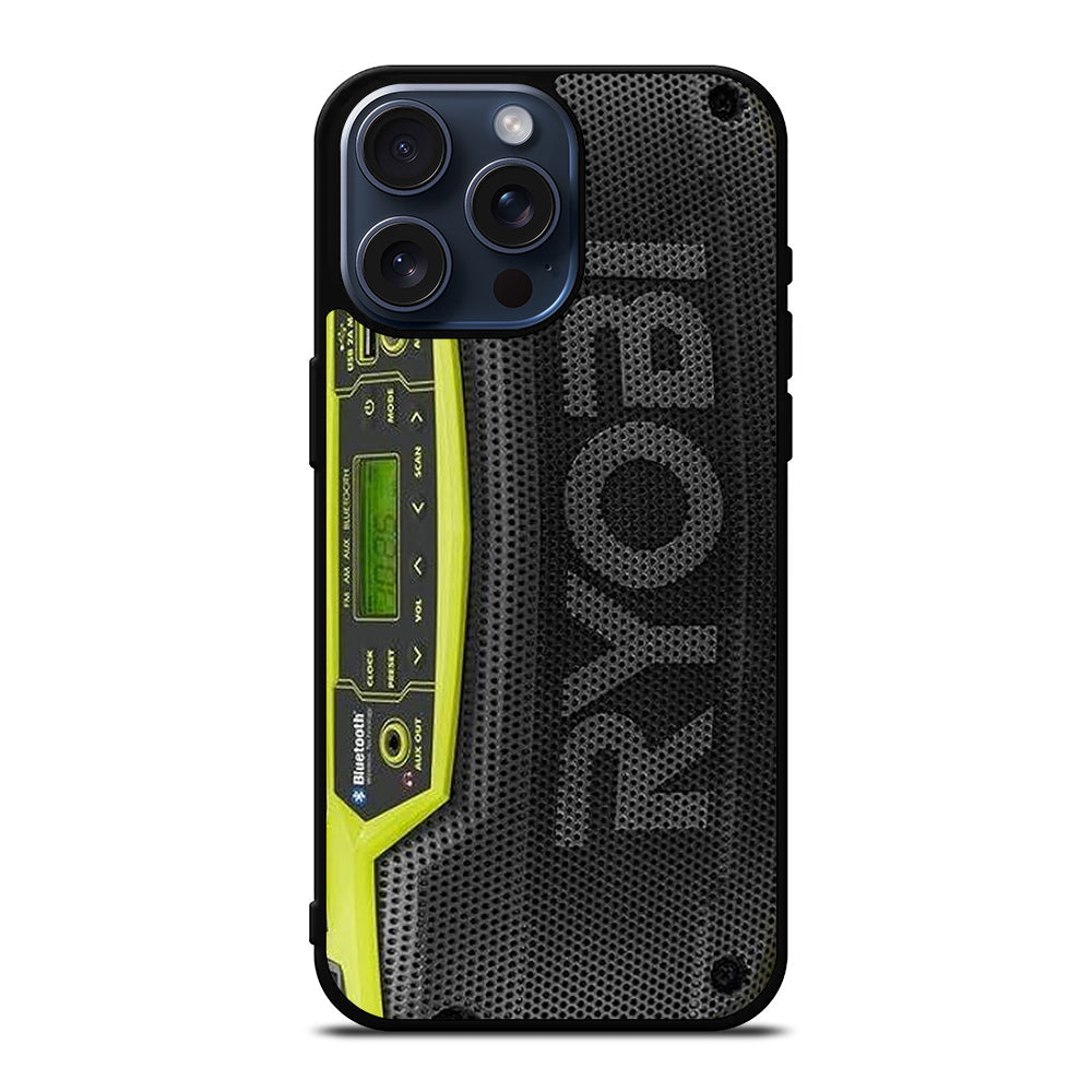 RYOBI JOBSITE RADIO 2 iPhone 15 Pro Max Case Cover