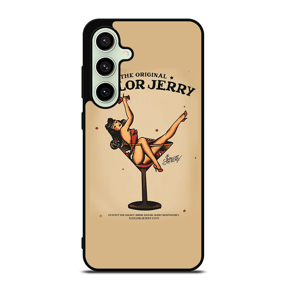 SAILOR JERRY SEXY GIRL TATTOO ART Samsung Galaxy S24 FE Case Cover