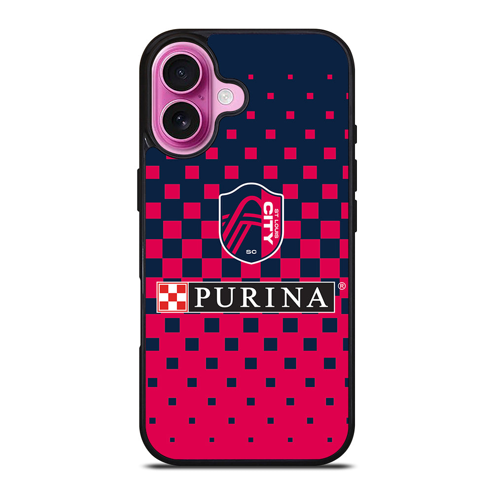 SAINT LOUIS CITY LOGO FOOTBALL iPhone 16 Plus Case Cover