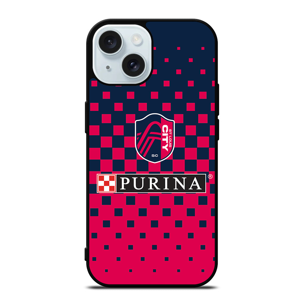 SAINT LOUIS CITY LOGO FOOTBALL iPhone 15 Case Cover