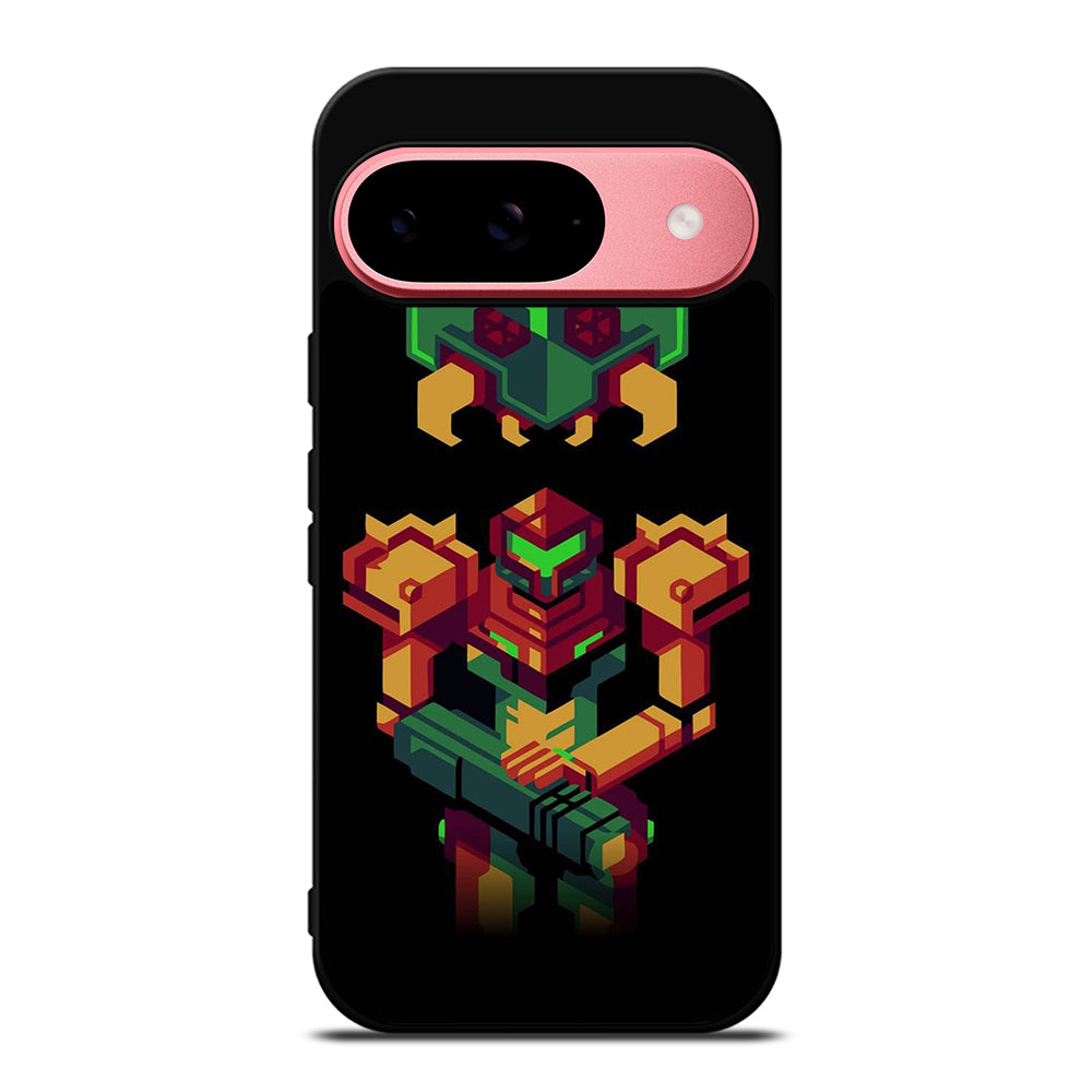 SAMUS ARAN METROID CAETOON 3 Google Pixel 9 Case Cover