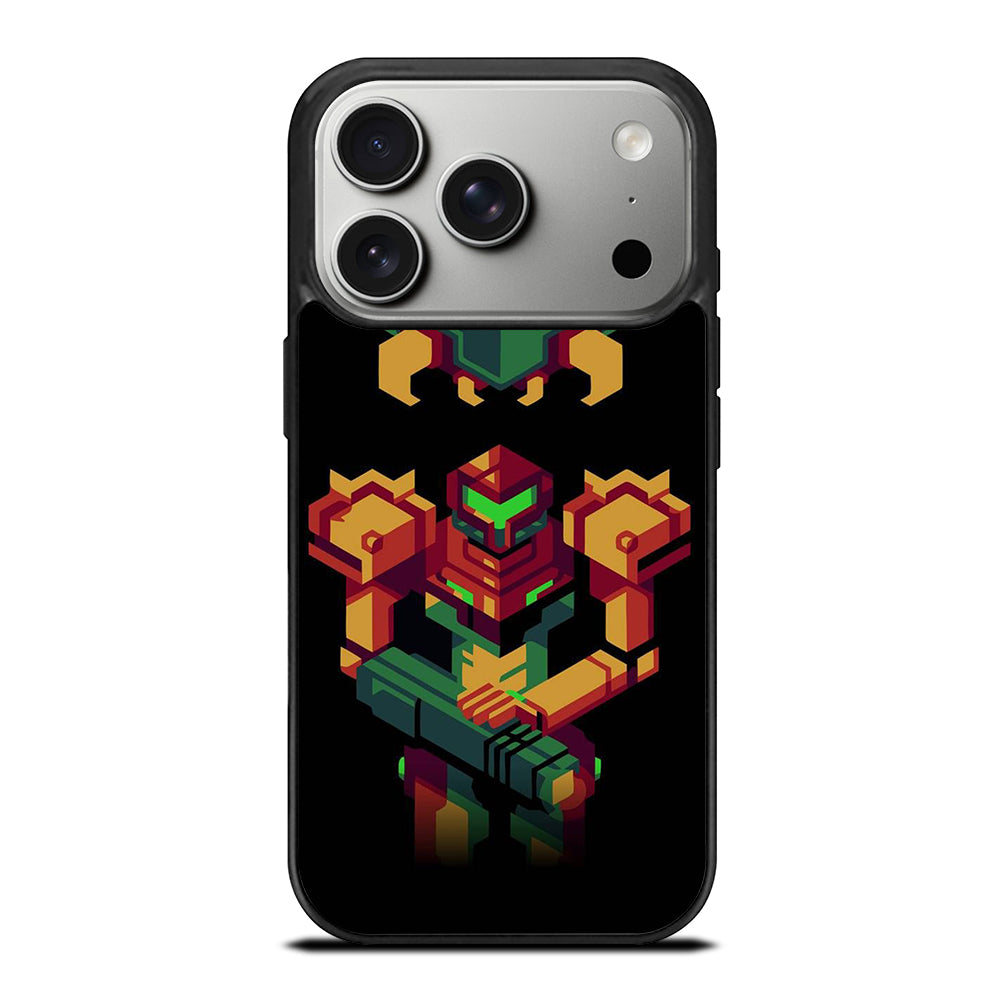 SAMUS ARAN METROID CAETOON 3 iPhone 17 Pro Case Cover