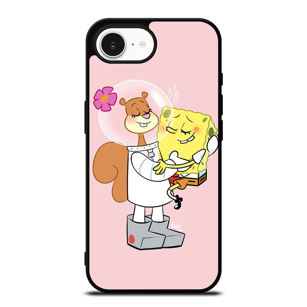 SANDY SQUIRREL AND SPONGEBOB iPhone 16e Case Cover