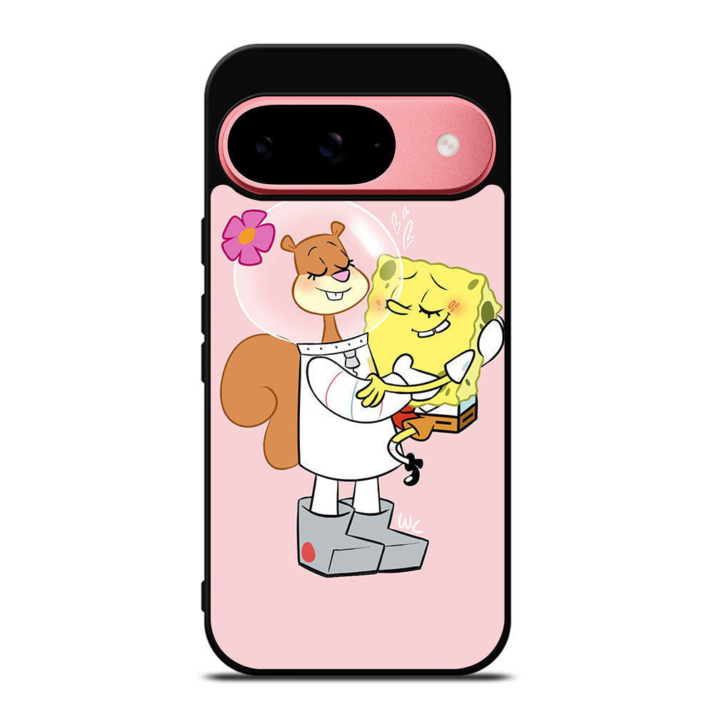 SANDY SQUIRREL AND SPONGEBOB Google Pixel 9 Case Cover