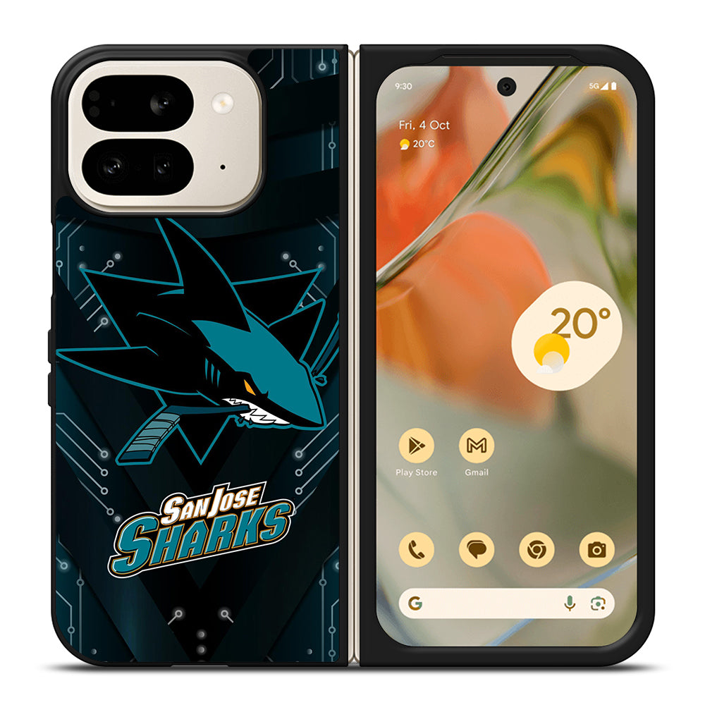 SAN JOSE SHARKS LOGO Google Pixel 9 Pro Fold Case Cover