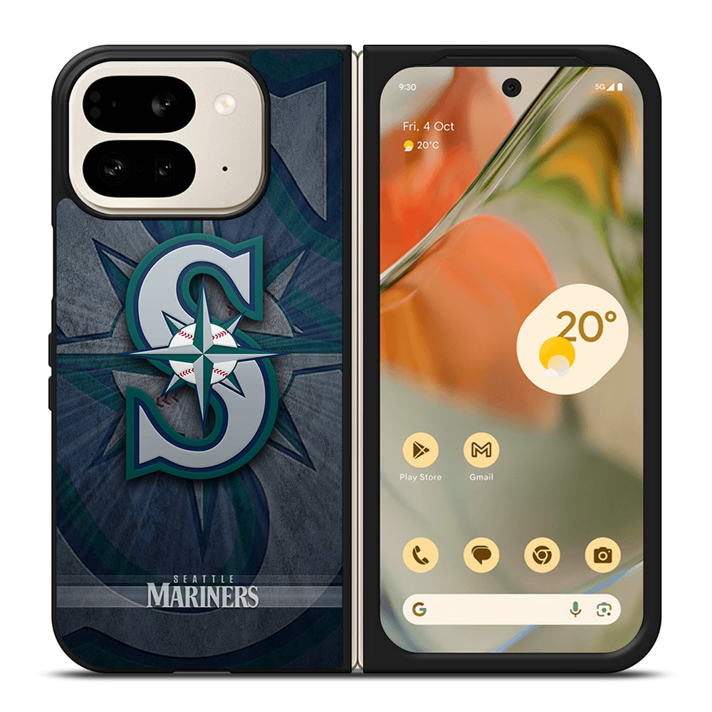 SEATTLE MARINERS MLB LOGO 1 Google Pixel 9 Pro Fold Case Cover