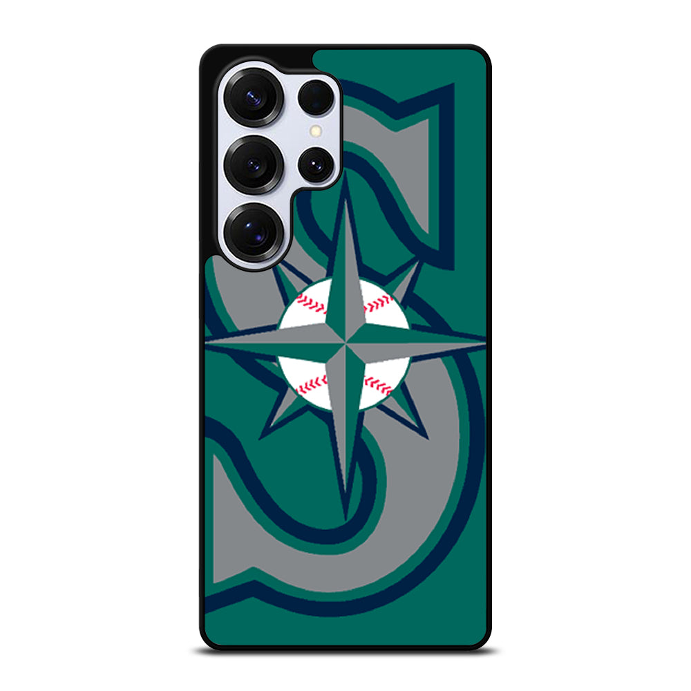 SEATTLE MARINERS MLB LOGO 3 Samsung Galaxy S25 Ultra Case Cover