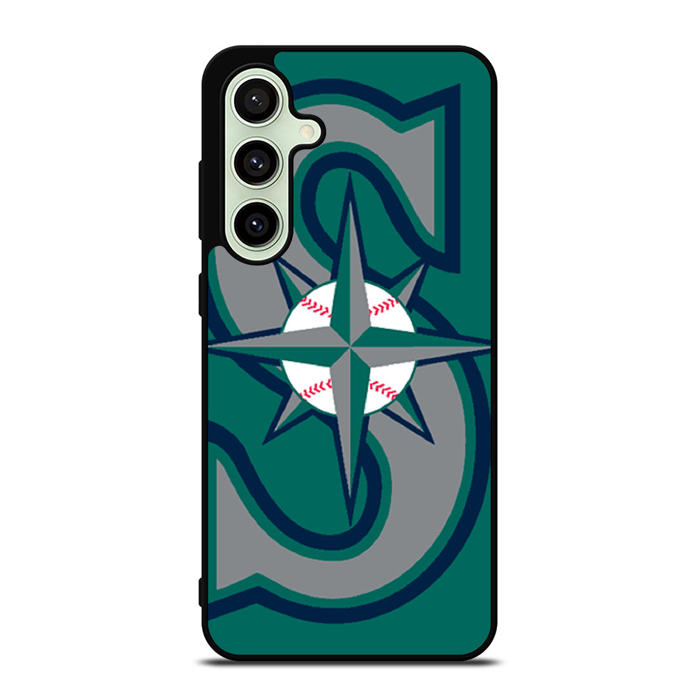 SEATTLE MARINERS MLB LOGO 3 Samsung Galaxy S24 FE Case Cover