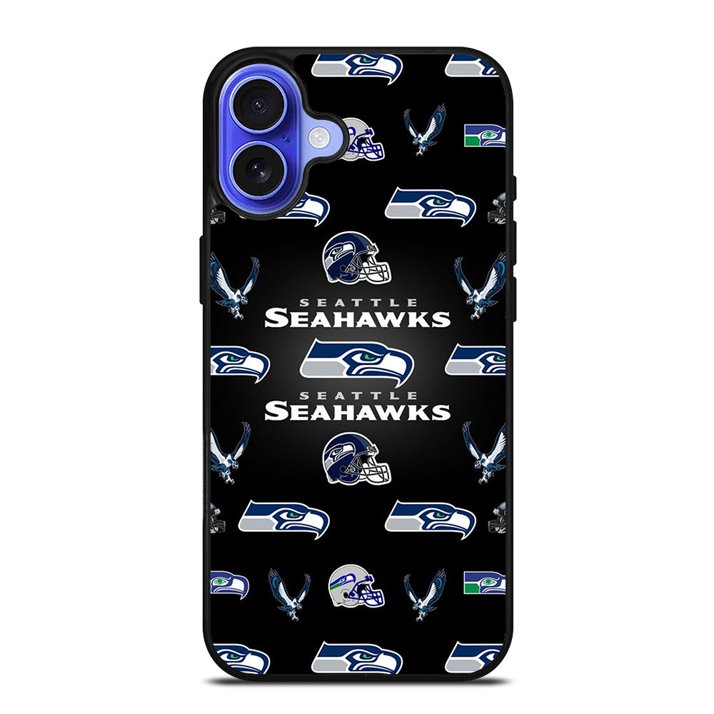 SEATTLE SEAHAWKS PATTERN iPhone 16 Case Cover