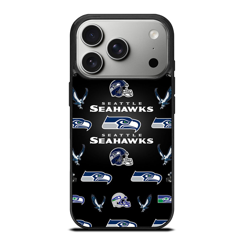 SEATTLE SEAHAWKS PATTERN iPhone 17 Pro Case Cover