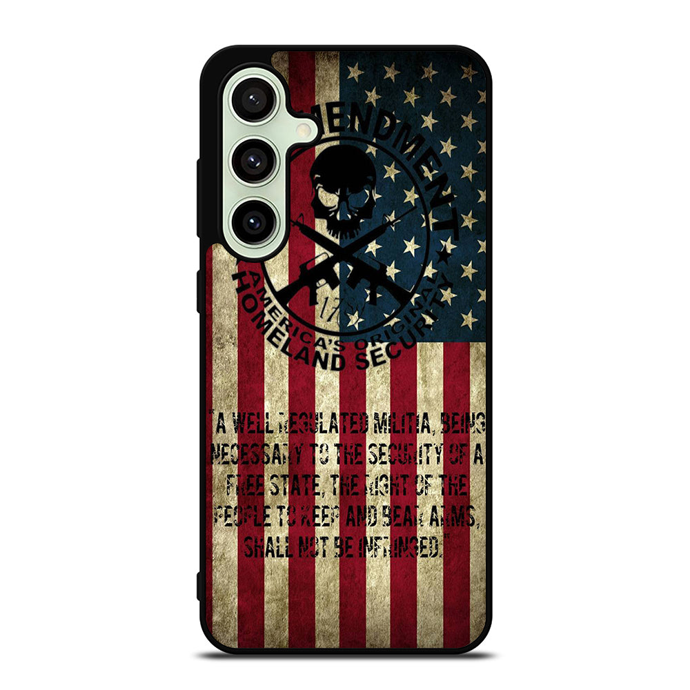 SECOND AMENDMENT AMERICAN GUN 3 Samsung Galaxy S24 FE Case Cover