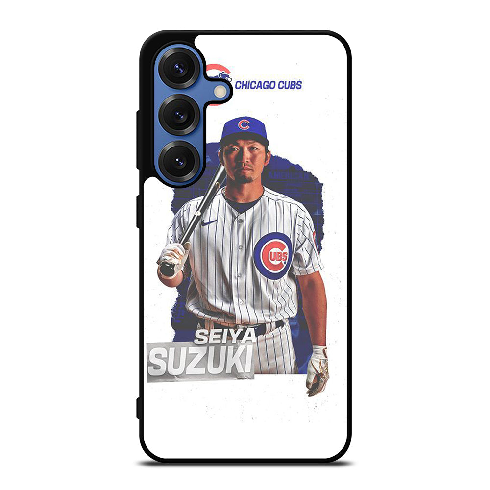 SEIYA SUZUKI CHICAGO CUBS MLB Samsung Galaxy S25 Case Cover