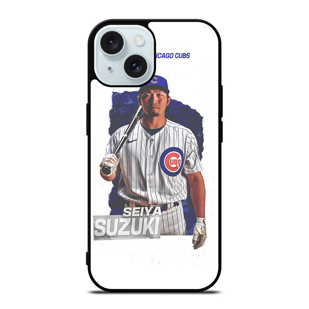 SEIYA SUZUKI CHICAGO CUBS MLB iPhone 15 Case Cover
