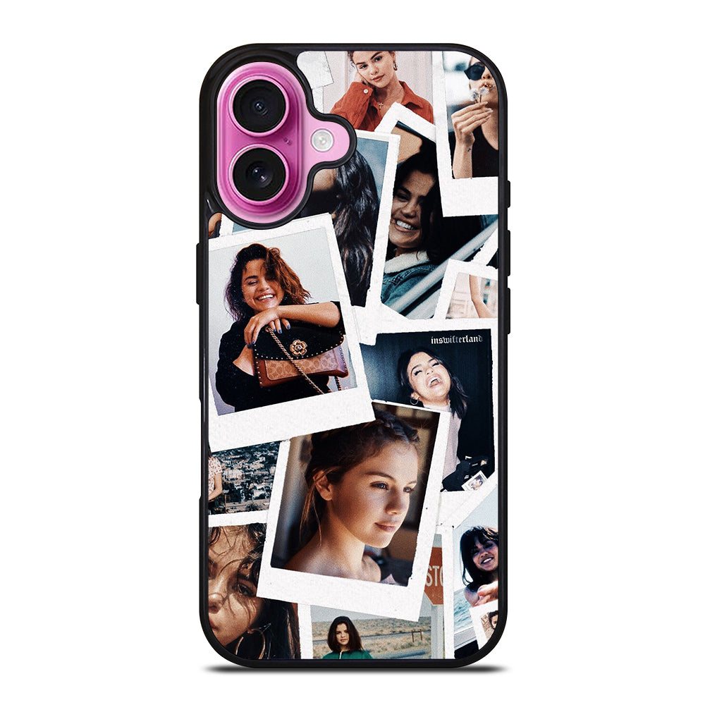 SELENA GOMEZ SINGER COLLAGE iPhone 16 Plus Case Cover