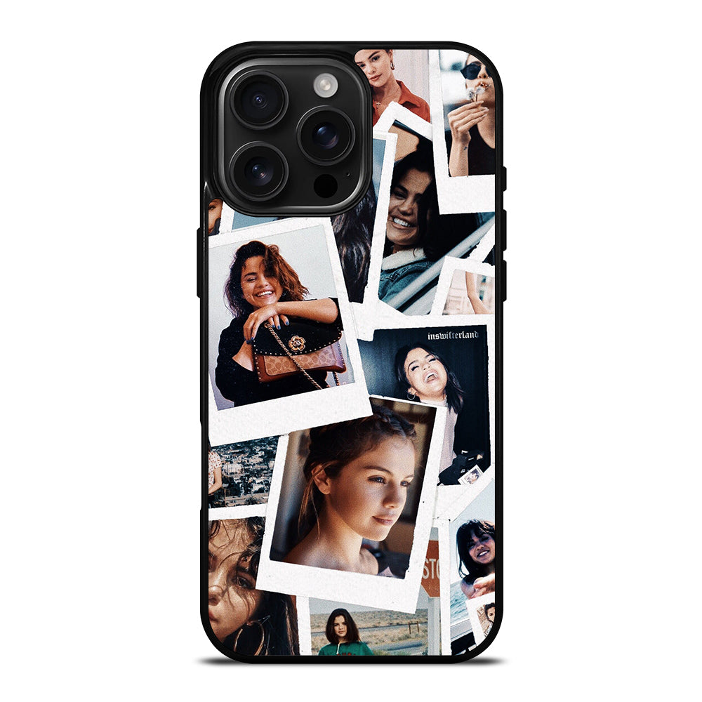 SELENA GOMEZ SINGER COLLAGE iPhone 16 Pro Max Case Cover