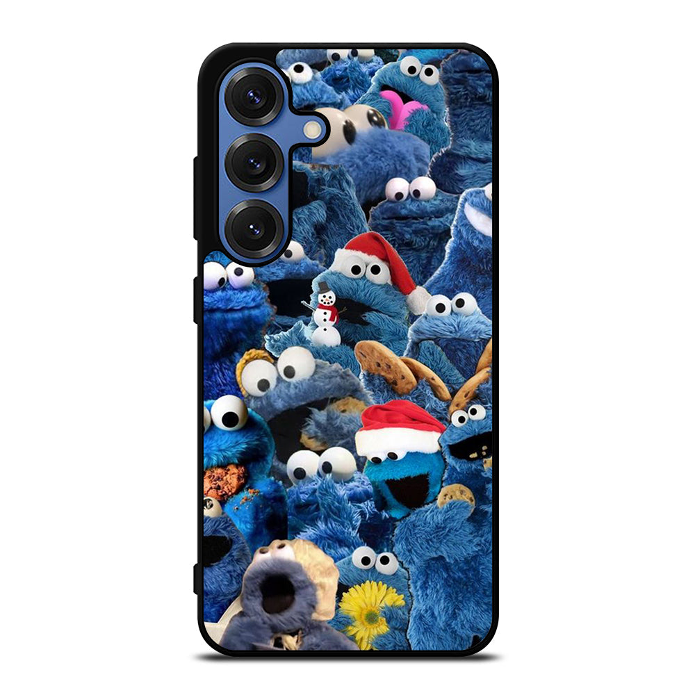 SESAME STREET COOKIE MONSTER COLLAGE Samsung Galaxy S26 Case Cover