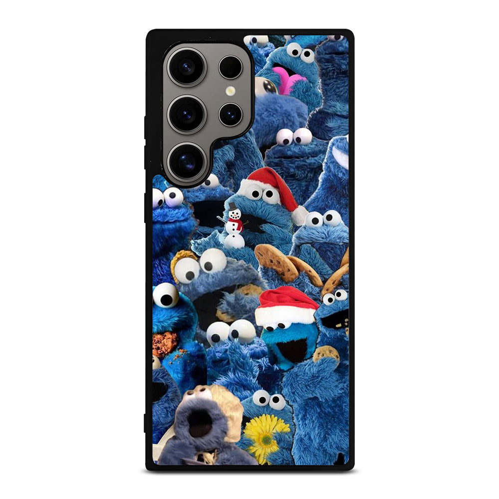 SESAME STREET COOKIE MONSTER COLLAGE Samsung Galaxy S24 Ultra Case Cover