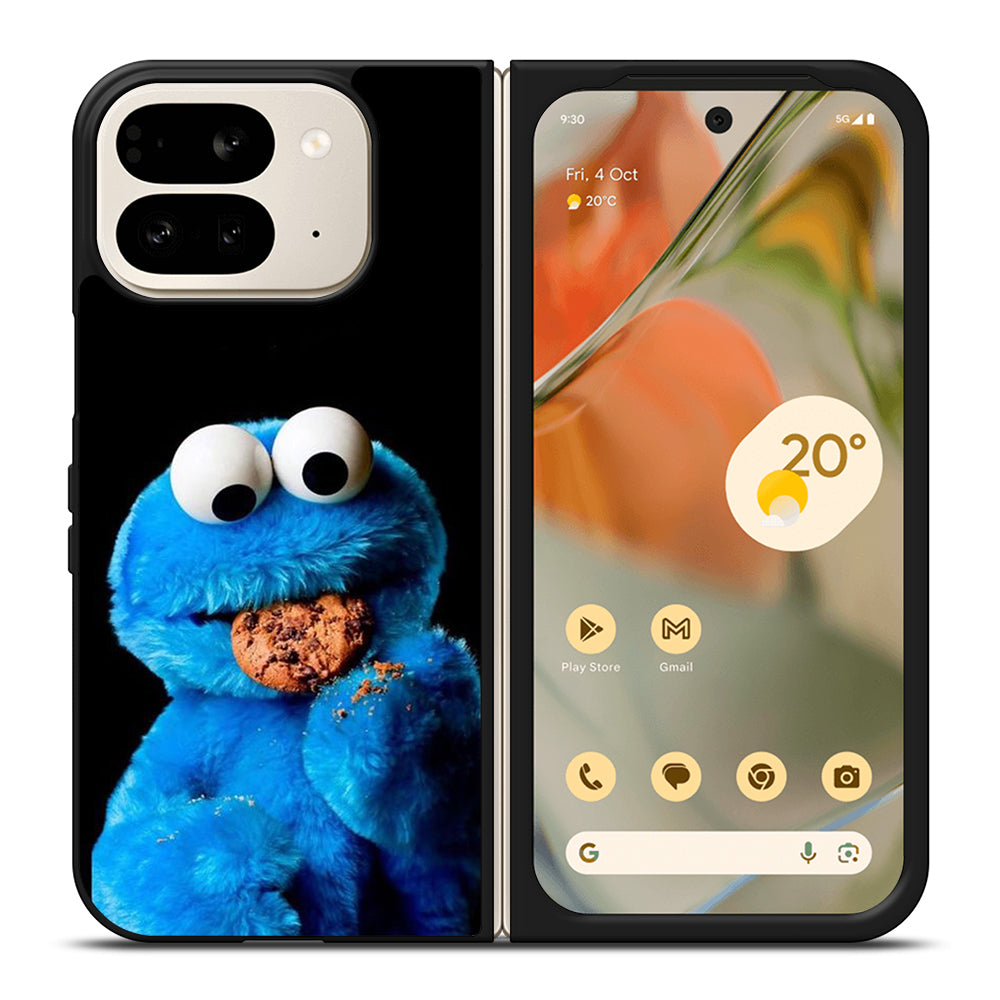SESAME STREET COOKIE MONSTER CUTE Google Pixel 9 Pro Fold Case Cover