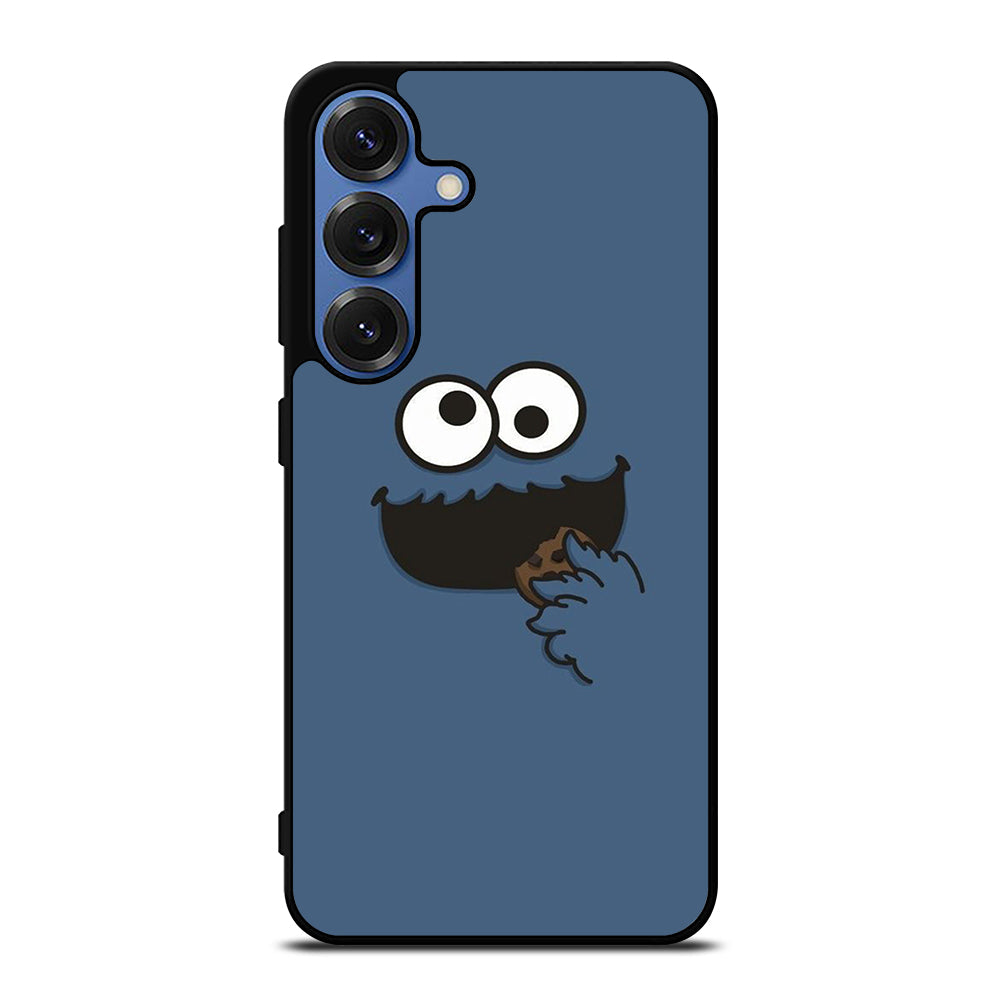 SESAME STREET COOKIE MONSTER FACE Samsung Galaxy S25 Case Cover