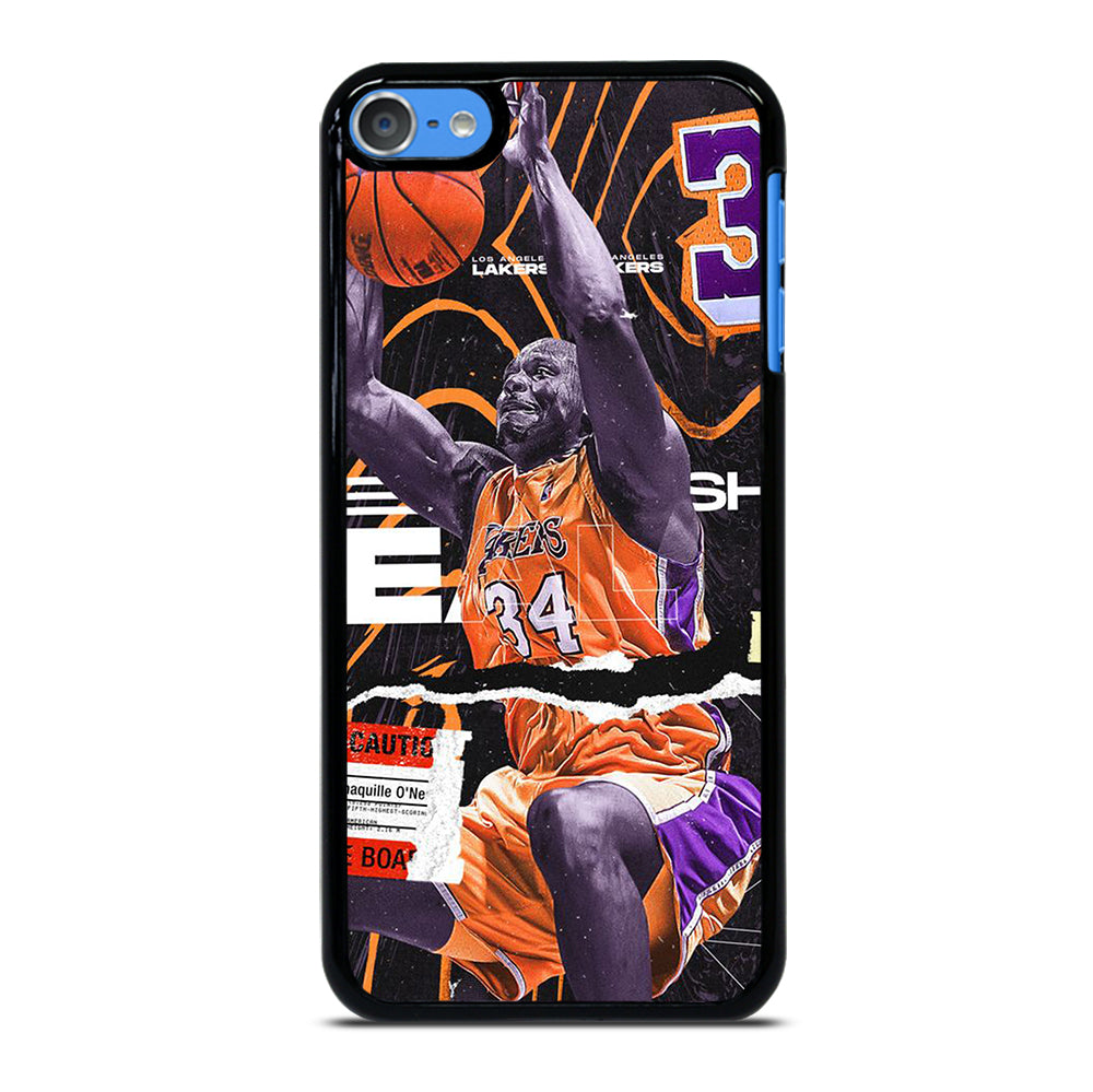 SHAQUILLE O'NEAL 34 LA LAKERS NBA BASKETBALL iPod Touch 7 Case Cover