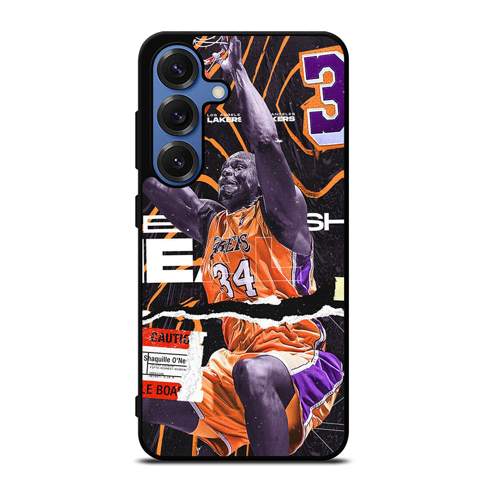 SHAQUILLE O'NEAL 34 LA LAKERS NBA BASKETBALL Samsung Galaxy S25 Case Cover