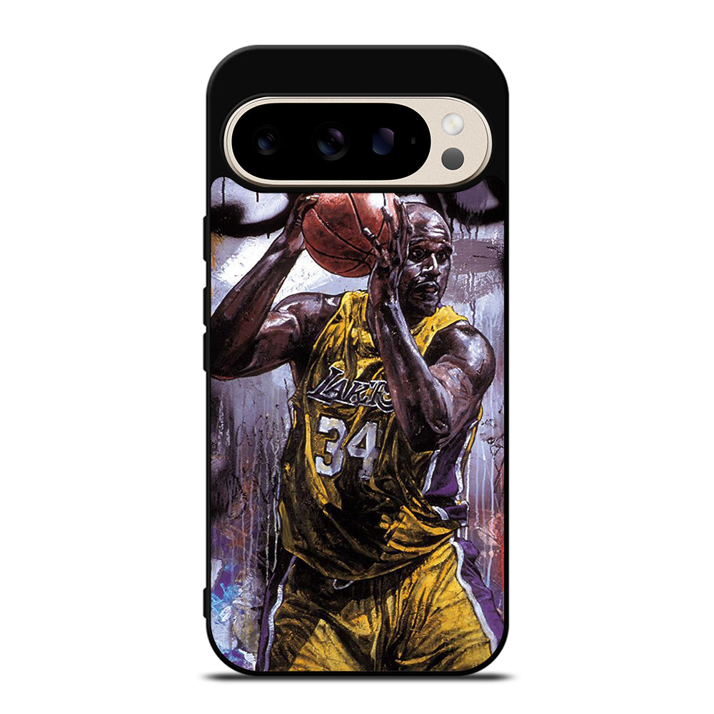SHAQUILLE O'NEAL LA LAKERS ART Google Pixel 9 Pro Case Cover