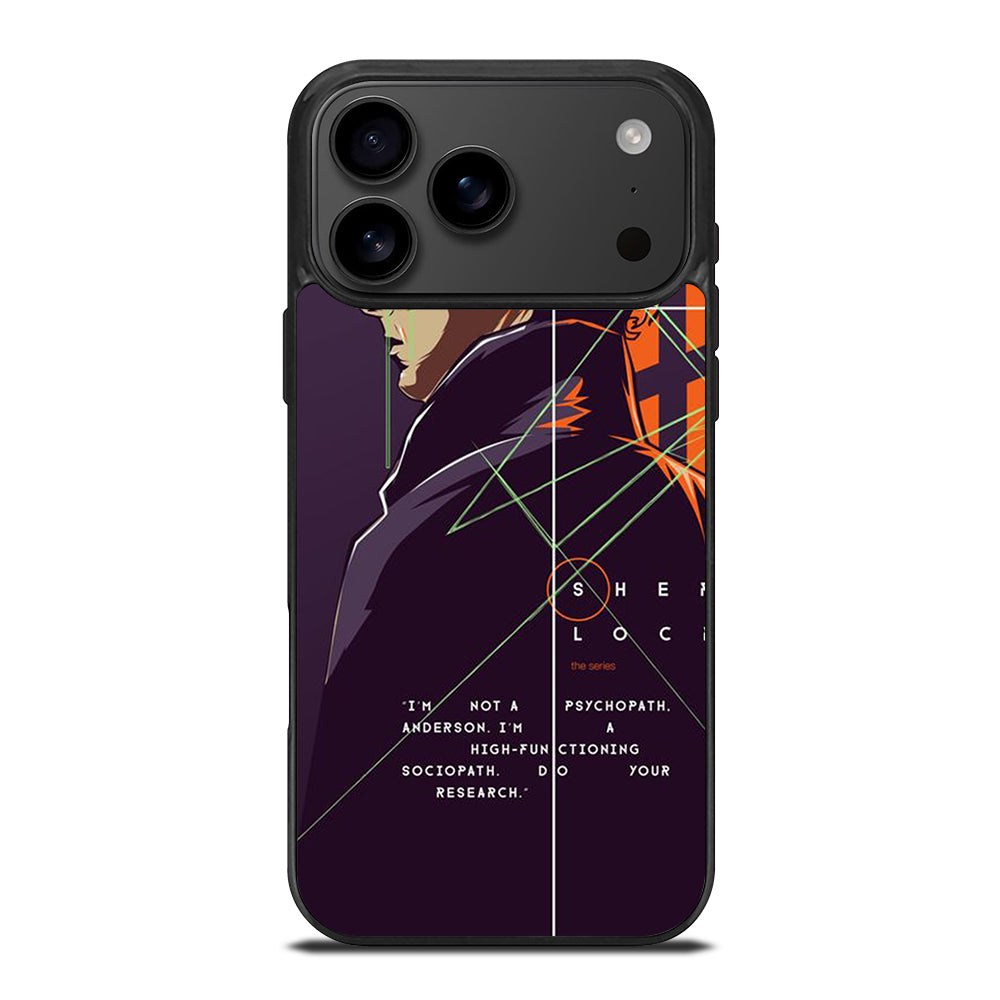 SHERLOCK HOLMES CARTOON iPhone 17 Pro Max Case Cover