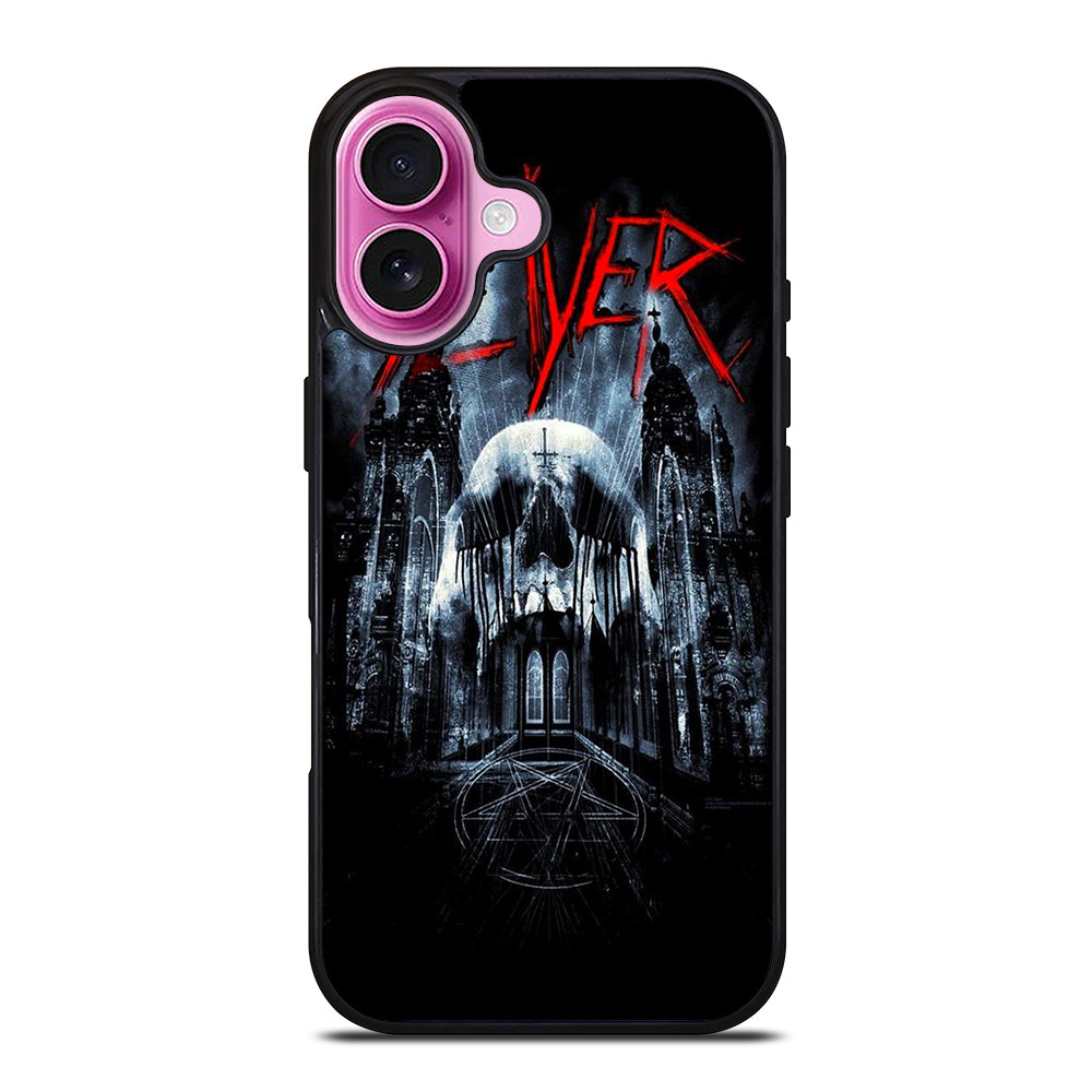 SLAYER BAND METAL BAND LOGO iPhone 16 Plus Case Cover