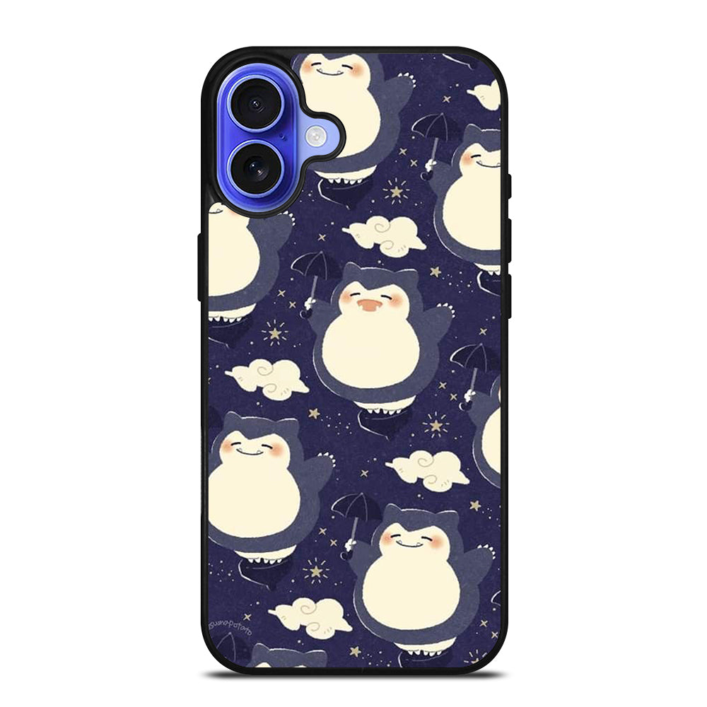 SNORLAX CUTE POKEMON COLLAGE iPhone 16 Case Cover