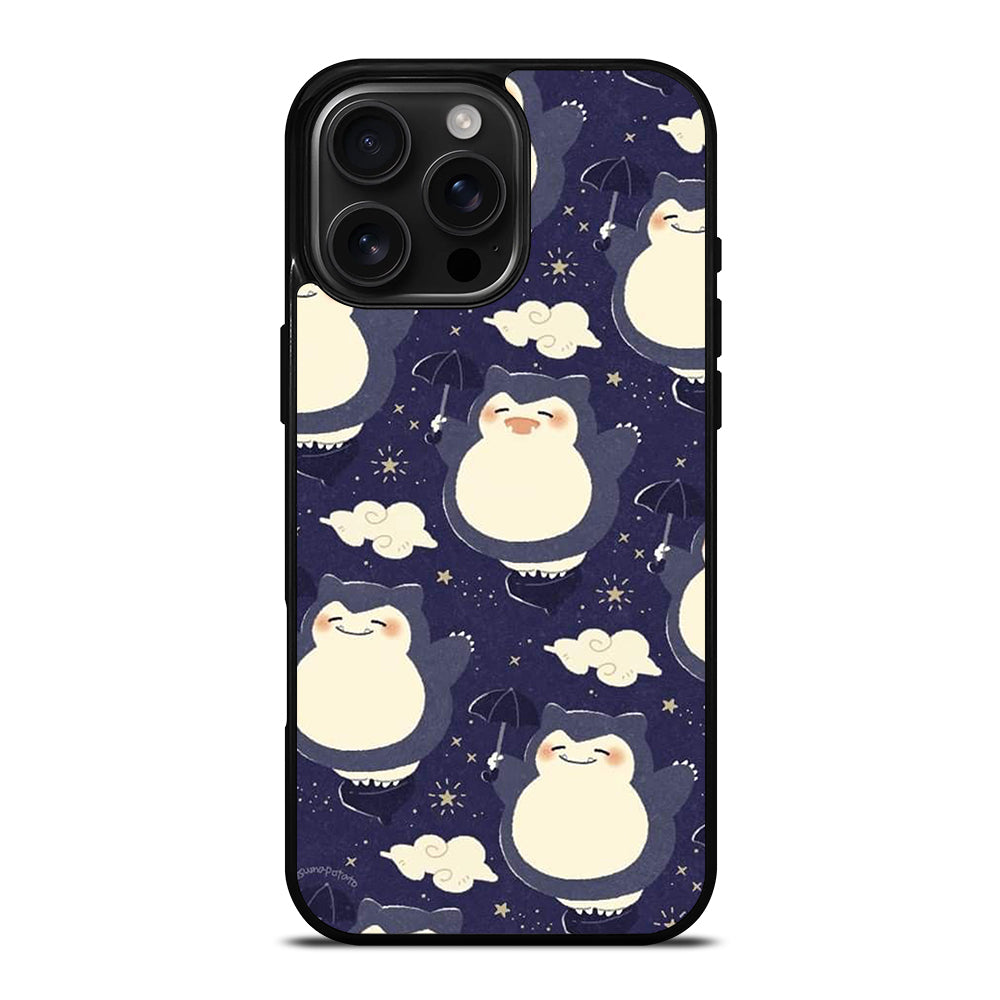 SNORLAX CUTE POKEMON COLLAGE iPhone 16 Pro Max Case Cover