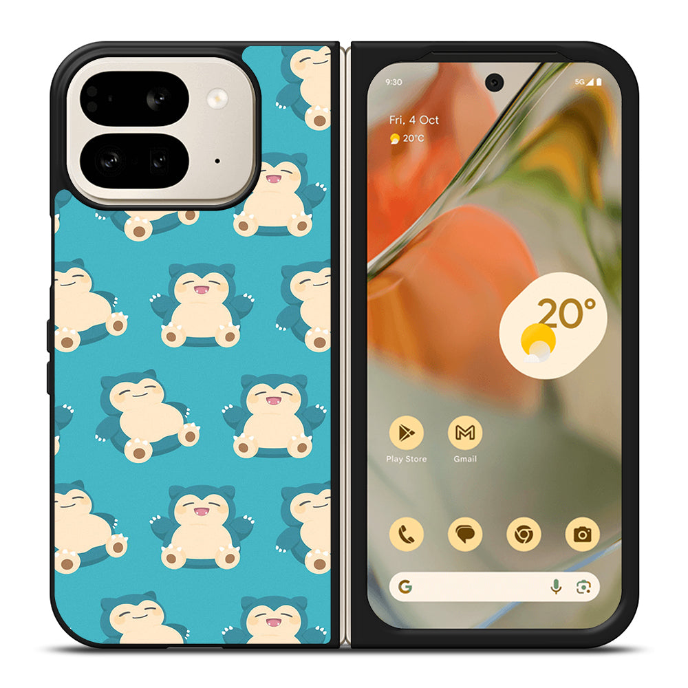 SNORLAX KABIGON POKEMON COLLAGE Google Pixel 9 Pro Fold Case Cover