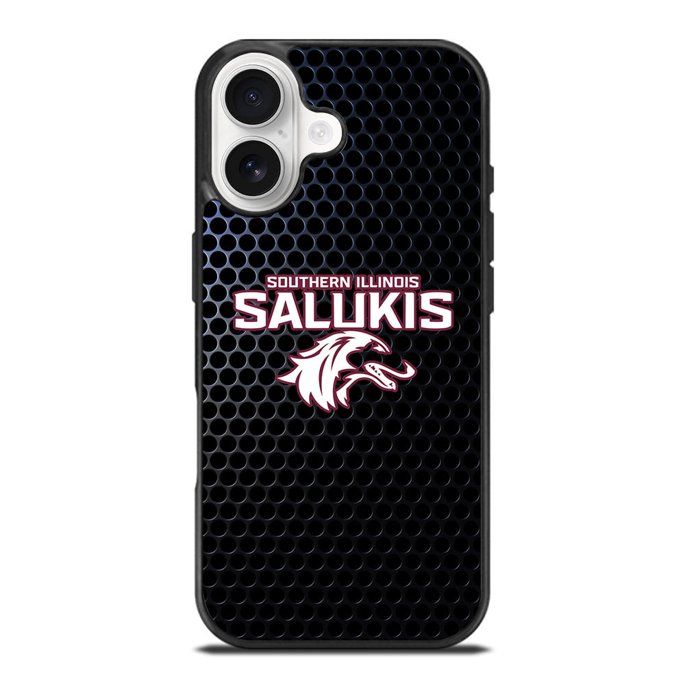 SOUTHERN ILLINOIS SALUKIS METAL LOGO iPhone 17 Case Cover
