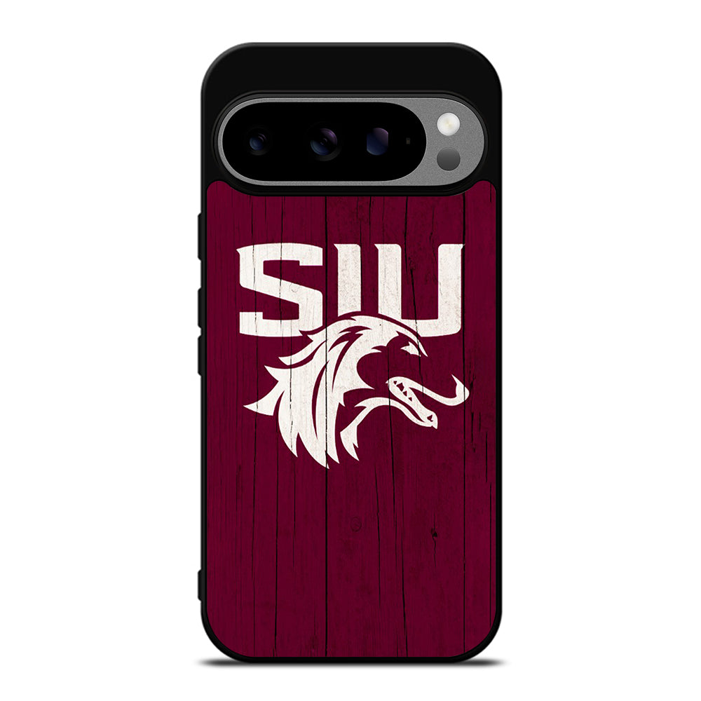 SOUTHERN ILLINOIS SALUKIS WOODEN LOGO Google Pixel 9 Pro XL Case Cover