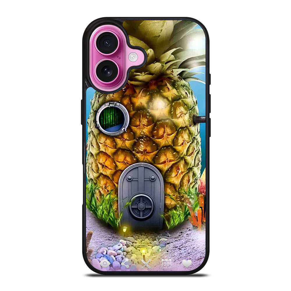 SPONGEBOB PINEAPPLE HOUSE 3 iPhone 16 Plus Case Cover