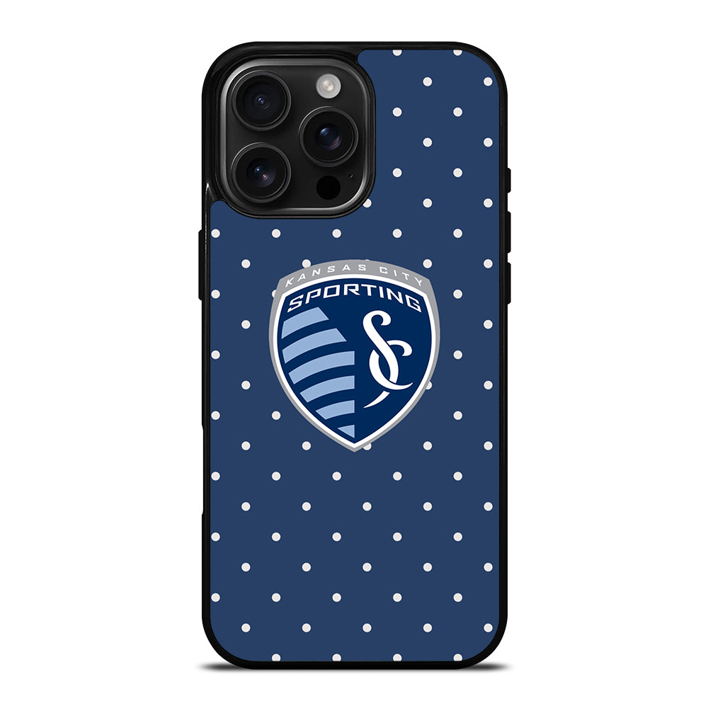SPORTING KANSAS CITY TEAM LOGO iPhone 16 Pro Max Case Cover