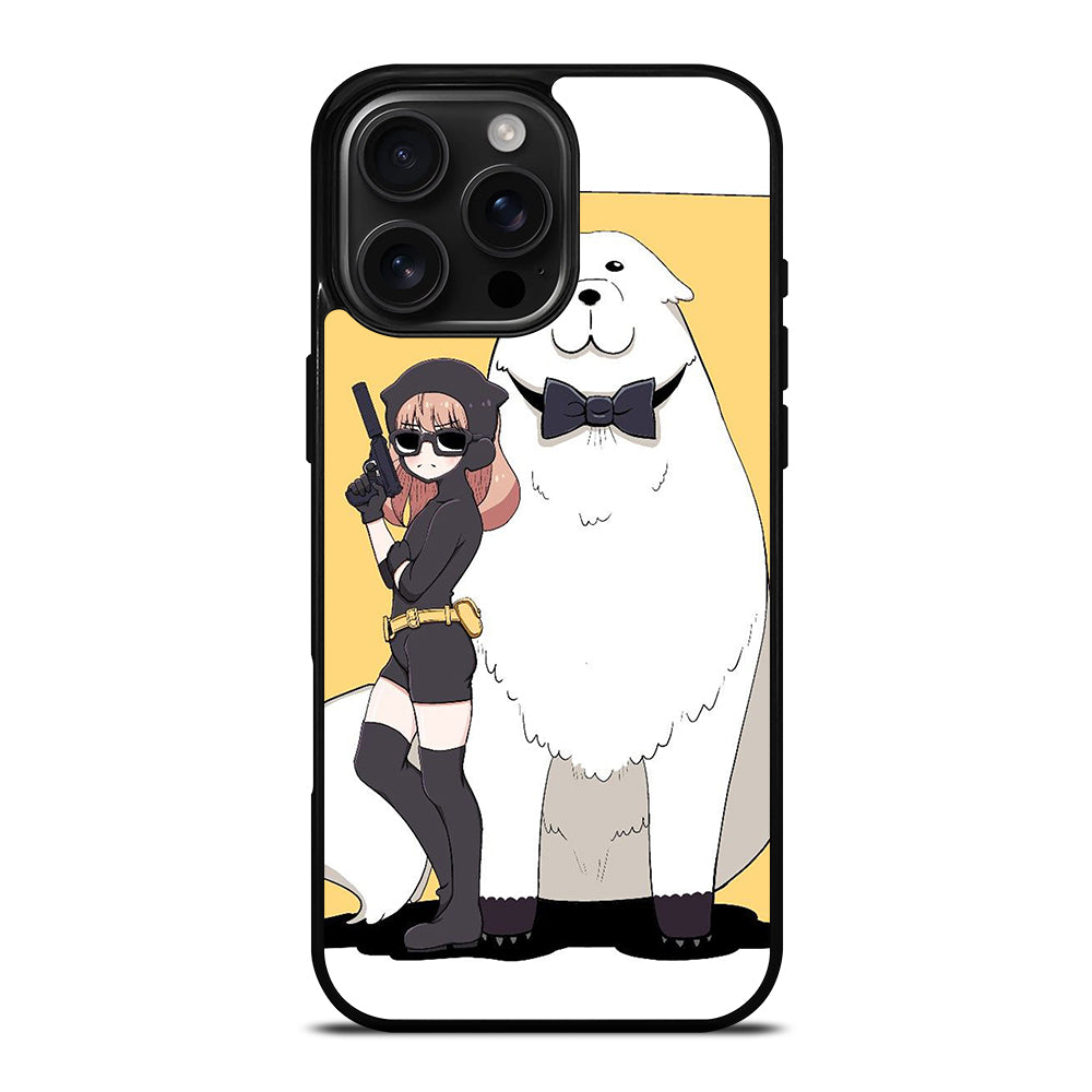 SPY X FAMILY ANYA AND BOND ANIME 2 iPhone 16 Pro Max Case Cover