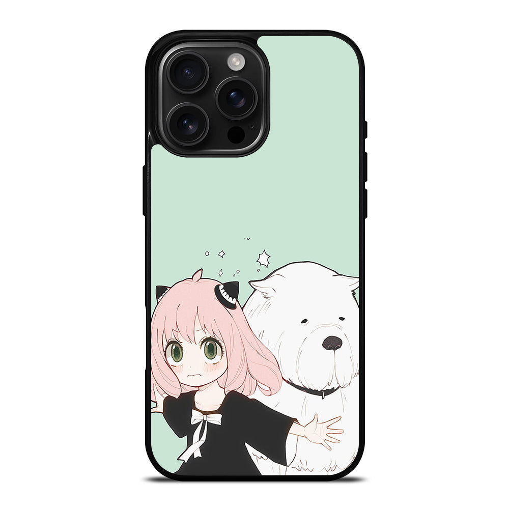 SPY X FAMILY ANYA AND BOND ANIME 3 iPhone 16 Pro Max Case Cover