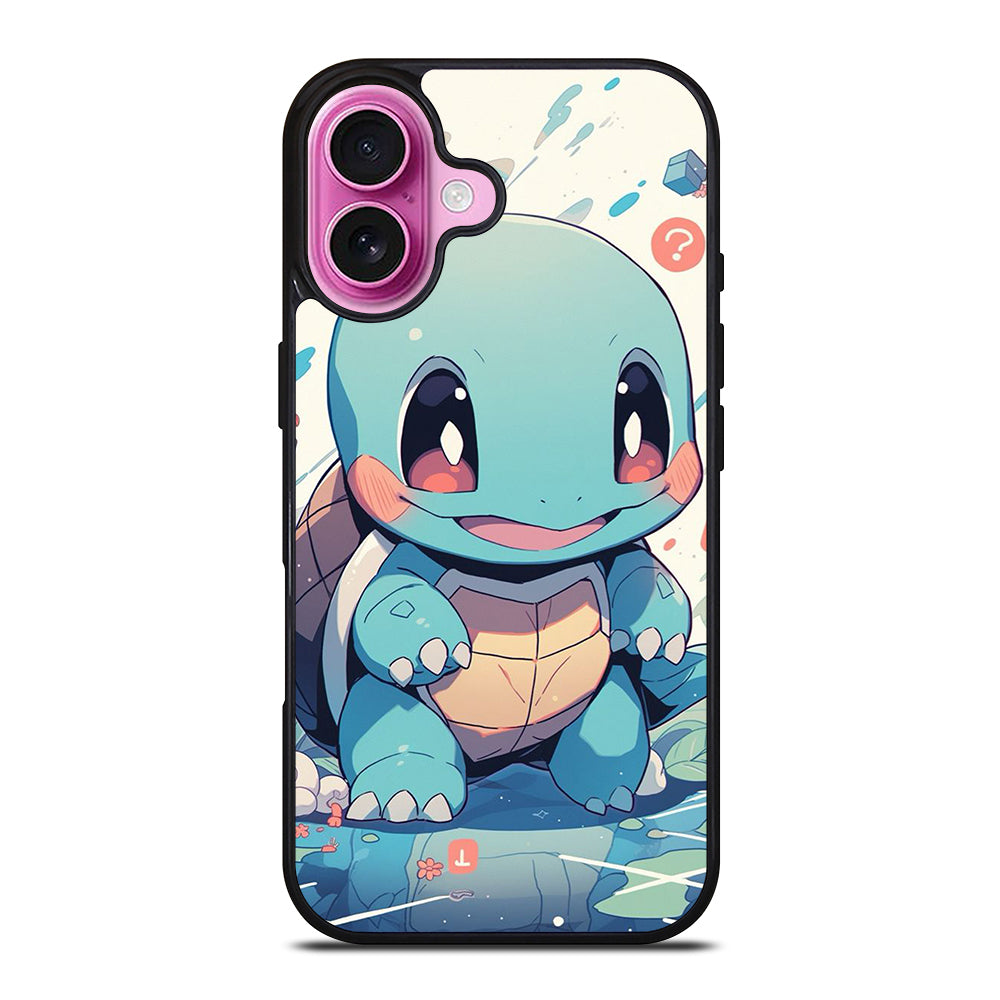 SQUIRTLE POKEMON MONSTER ART iPhone 16 Plus Case Cover