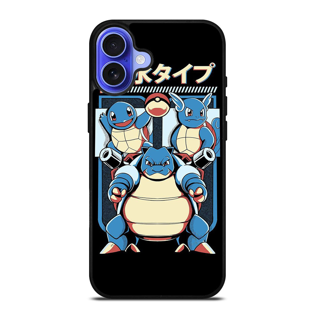 SQUIRTLE POKEMON MONSTER iPhone 16 Case Cover