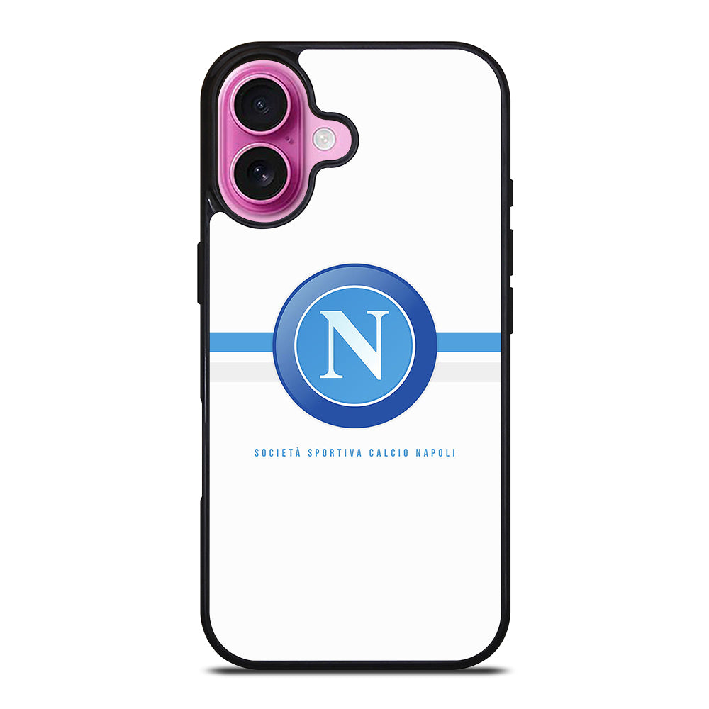 SSC NAPOLI LOGO 3 iPhone 16 Plus Case Cover