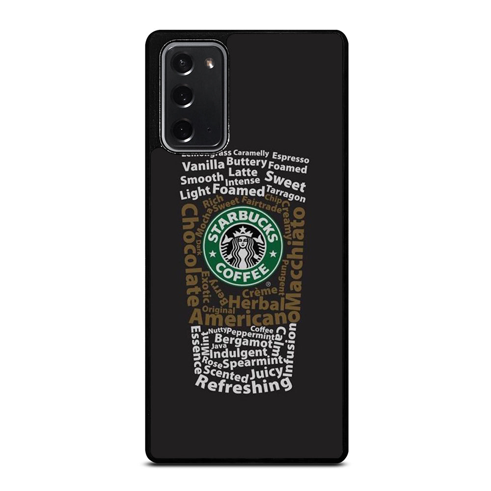 STARBUCKS COFFEE QUOTE 3 Samsung Galaxy Note 20 Case Cover