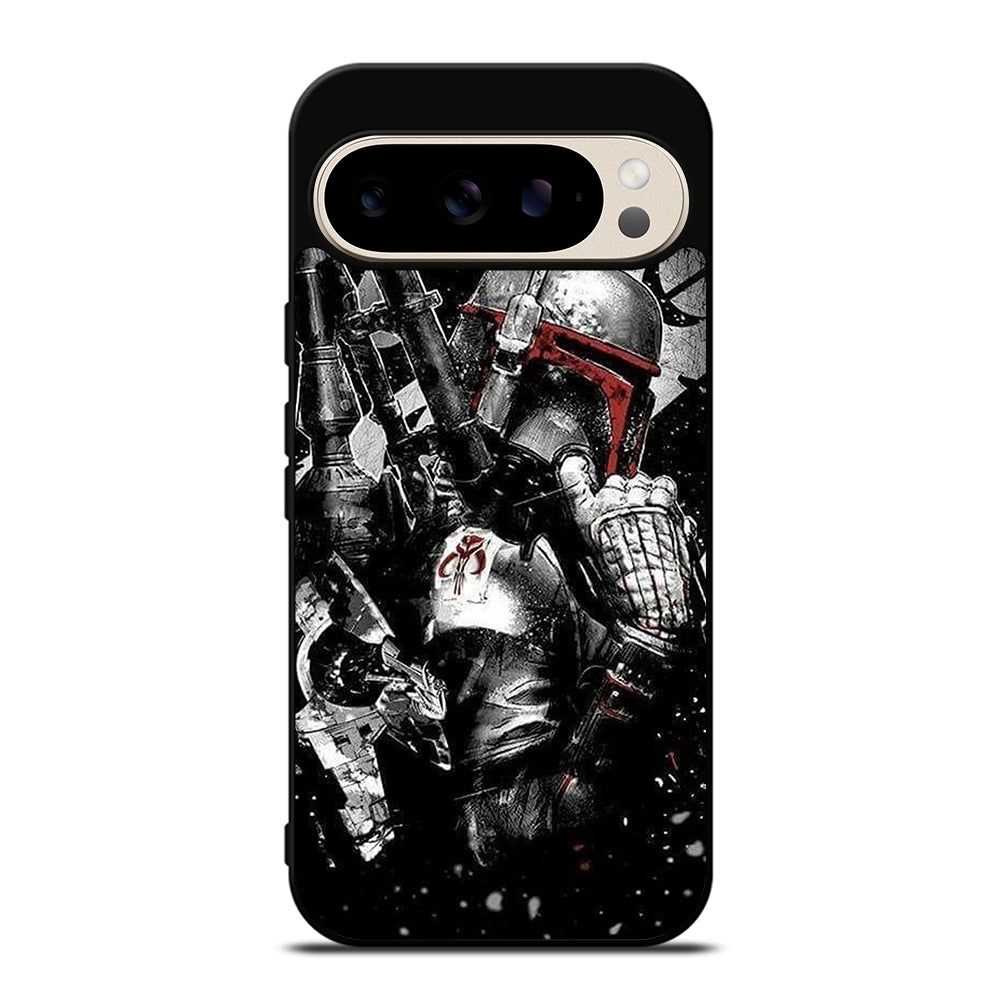STAR WARS BOBA FETT MANDALORIAN ART 2 Google Pixel 9 Pro Case Cover
