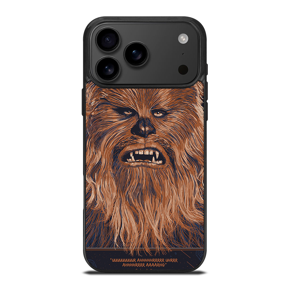 STAR WARS CHEWBACCA FACE iPhone 17 Pro Max Case Cover