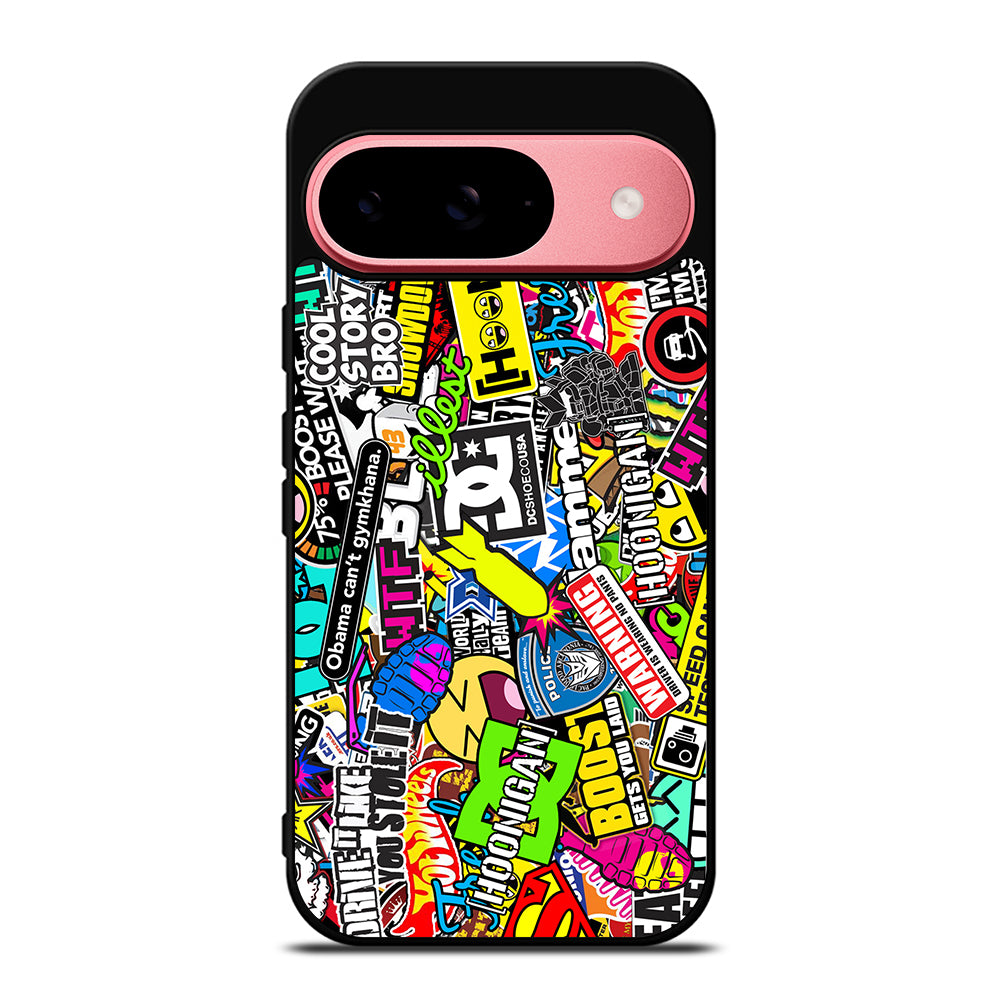 STICKER BOMB DC PATTERN 2 Google Pixel 9 Case Cover